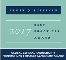「2017 Global General Radiography Product Line Strategy Leadership Award」を受賞