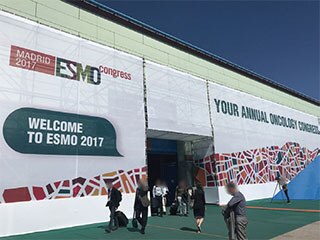 ESMO 2017 会場の風景