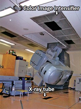 Fig.2 SyncTraXが装備されたLinac(Varian社 Clinac iX)。