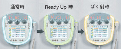 UD150B-40 装置状態による色の変化