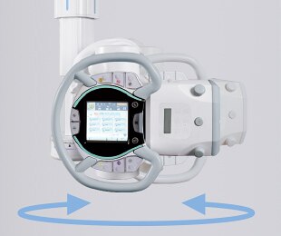 フレキシブルに位置決め可能な天井走行式X線管懸垂器